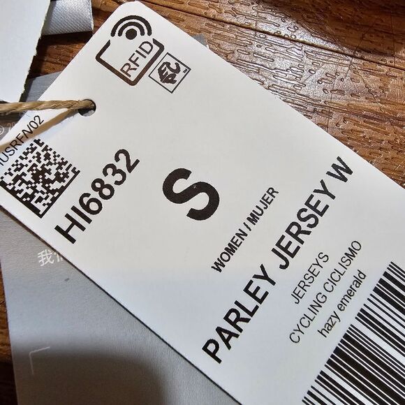 Adidas Parley Cycling Zipper Jersey Top Women's Small S Grey Heat RDY New HI6832 - Picture 15 of 16